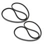 Toothed Perkins Fan Belts - Set of 2 - Quality Spare Part - Part No. 2614B553