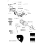 Cutting Arm & Blade Guard Assembly For Husqvarna 268K Disc Cutters