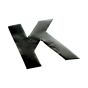 Self Adhesive 80mm Black Digit - Letter K