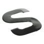 Self Adhesive 80mm Black Digit - Letter S