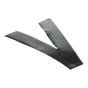 Self Adhesive 80mm Black Digit - Letter V