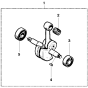 Crankshaft Assembly for Husqvarna 288xp Chainsaws