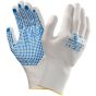 Ansell Glove Picolon Confort Knitted Seamless Base Dots on Palm Size 09