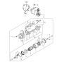 Starting Motor for Yanmar 2TNV66-DMC