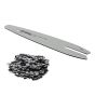 65 Link 1/4"P 1.1mm Chain and 12" Bar Kit for Stihl MSA 161 T Chainsaws