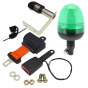 Seatbelt Warning System LED Flexi DIN Beacon c/w Side Mount Spigot