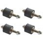 Set of 4 Vibration Mounts Fits Clipper CS451 Handle - 310353381