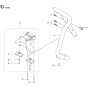 Handle Assembly for Husqvarna 3122k Disc Cutters