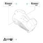 Decal Assembly for Husqvarna 320iB