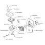 Carburetor & Air Filter for Husqvarna 322 L Trimmer/ Edgers