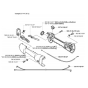 Handle & Controls  for Husqvarna 323 C Trimmer/ Edgers