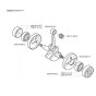 Crankshaft for Husqvarna 323 E Trimmer/ Edgers