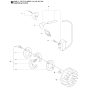 Ignition System & Clutch Assembly For Husqvarna 323R Brushcutter