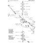 Carburetor Details Assembly For Husqvarna 323RJX Brushcutter