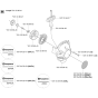 Starter Assembly For Husqvarna 324RX Brushcutter