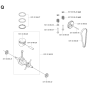 Piston & Crankshaft Assembly For Husqvarna 324RX Brushcutter