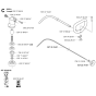 Bevel Gear & Shaft Assembly For Husqvarna 325RDX Brushcutter