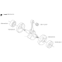 Crankshaft Assembly for Husqvarna 326 HDA55 X-Series Hedge Trimmers