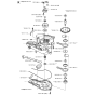 Gear Housing Assembly for Husqvarna 326 HS99 X-Series Hedge Trimmers