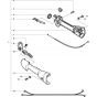 Throttle Controls for Husqvarna 326 Lx Trimmer/ Edgers