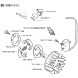 Ignition System Assembly for Husqvarna 326P Pole Pruners