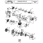 Engine Assembly For Husqvarna 32Rlc Brushcutter