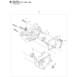 Crankcase Assembly For Husqvarna 333R Brushcutter