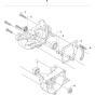 Crankcase for Husqvarna 335 LX
