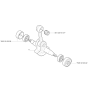 Crankshaft Assembly For Husqvarna 340 Chainsaw 