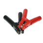 Booster Cable Clips 2 X 600Amp Peak Heavy Duty fully insulated 1x Red/Black