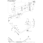 Throttle Controls-1 Assembly For Husqvarna 345R Brushcutter