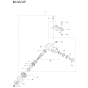 Bevel Gear Assembly For Husqvarna 345RX Brushcutter