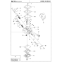 Carburetor Details Assembly For Husqvarna 346XP Chainsaw 