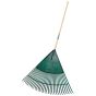 Plastic Head Leaf Rake 850mm with Wooden Handle 30 Tooth