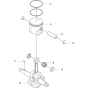 Crankshaft Assembly for Husqvarna 350BT Leaf Blower