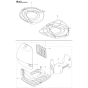 Accessories-3 Assembly For Husqvarna 355FRM Brushcutter