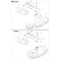 Accessories-4 Assembly For Husqvarna 355FRM Brushcutter