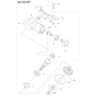 Bevel Gear Assembly For Husqvarna 355RX Brushcutter