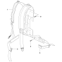 Harness Assembly for Husqvarna 356BT Leaf Blower