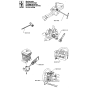 Service Updates Assembly For Husqvarna 36 Chainsaw 