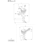 Cylinder Piston Assembly For Husqvarna 365 Chainsaw 