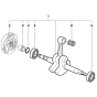 Crankshaft Assembly For Husqvarna 365h Chainsaw 