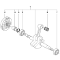 Crankshaft Assembly For Husqvarna 365x-Torq Chainsaw 