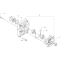 Piston & Crankshaft Assembly for Husqvarna 370BTS Leaf Blower