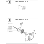 Service Updates No.2 Assembly For Husqvarna 371K Disc Cutters