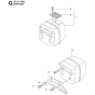 Muffler Assembly For Husqvarna 372XP X-Torq Chainsaw 