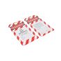 Lockout Tags - Pack of 10 - Made from Durable PVC, Water and Oil Proof
