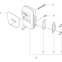 Muffler Assembly for Husqvarna 380BFS Leaf Blower