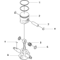 Crankshaft Assembly for Husqvarna 380BTS Leaf Blower