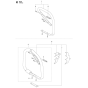 Handle Assembly For Husqvarna 390XP Chainsaw 